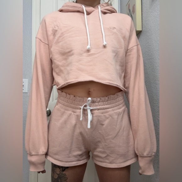 Hollister Other - Hollister Blush Pink Fleece Hoodie